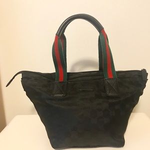Gucci nylon handbag